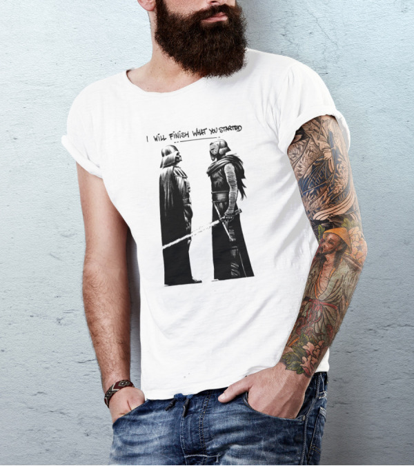 I Will Finish What You Started Darth Vader Kylo Ren Star Wars T-Shirt