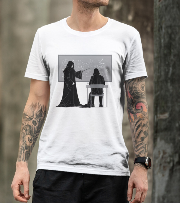 Teach The Force Darth Vader Dark Side Star Wars Classroom T-Shirt