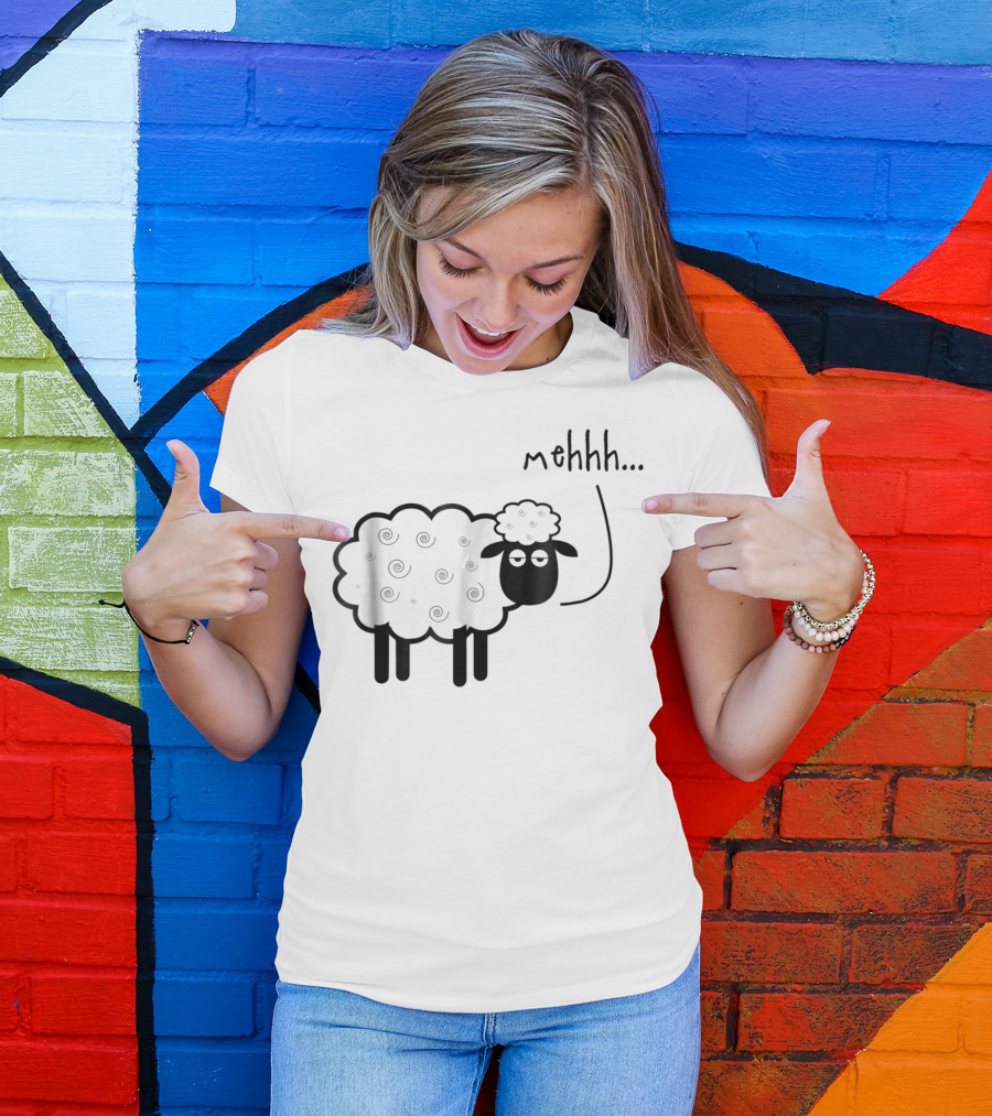 Mehhh Blackie Sheep Crazy Relatives T-Shirt