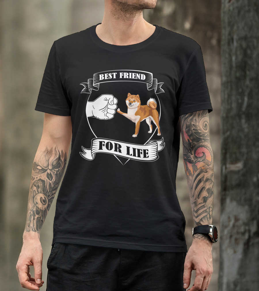 Best Friend For Life Dog Paw Bump T-Shirt