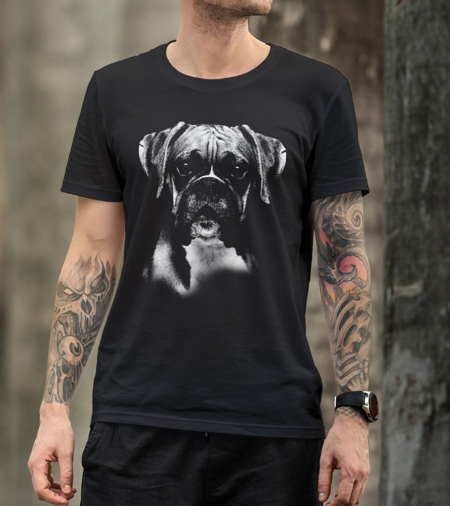Boxer Dog Portrait Close-Up T-Shirt