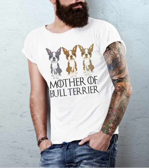 Mother Of Bull Terrier Iconic T-Shirt