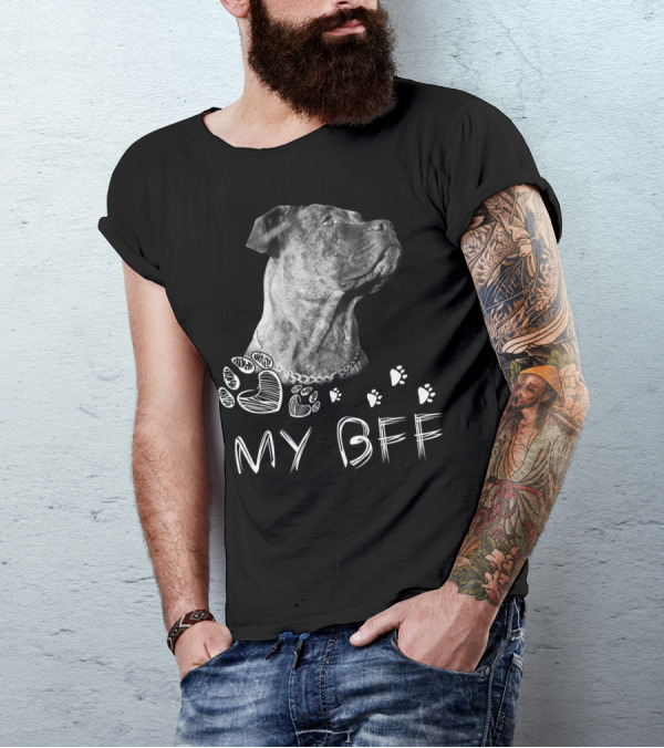 Cane Corso My BFF Paw Prints T-Shirt