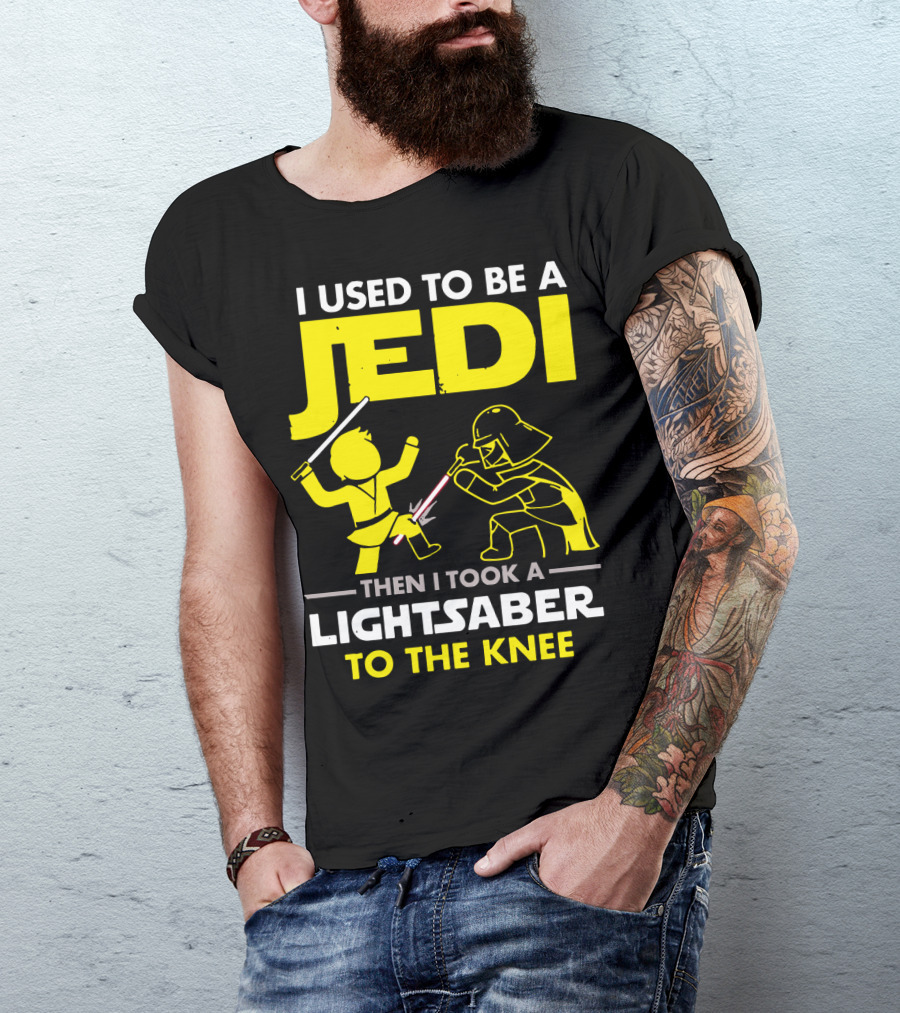 I Used To Be A Jedi Then I Took A Lightsaber To The Knee T-Shirt