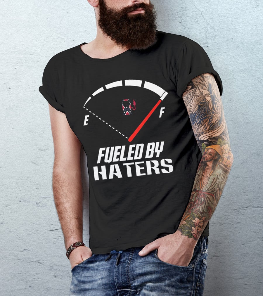 Southern United States Fueled By Haters E F Meter Flag T-Shirt