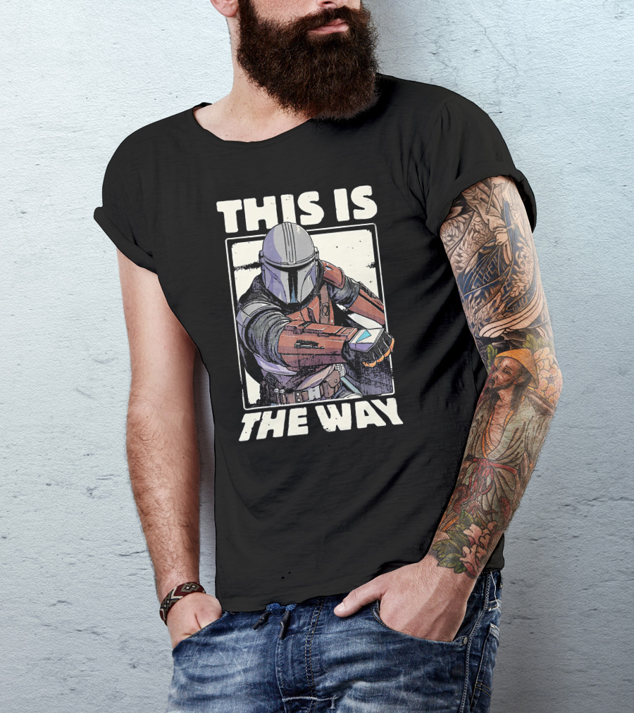 This Is The Way Mandalorian Warrior Emblem T-Shirt