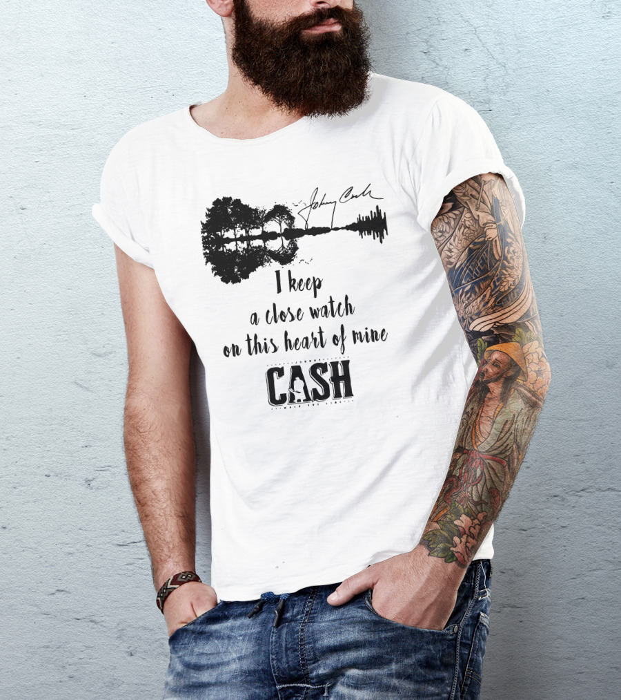 Johnny Cash I Keep A Close Watch On This Heart Of Mine T-Shirt