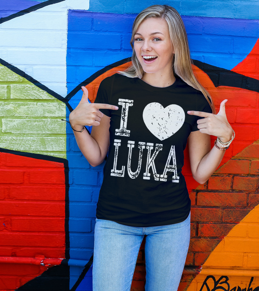 I Love Luka Basketball NFL T-Shirt