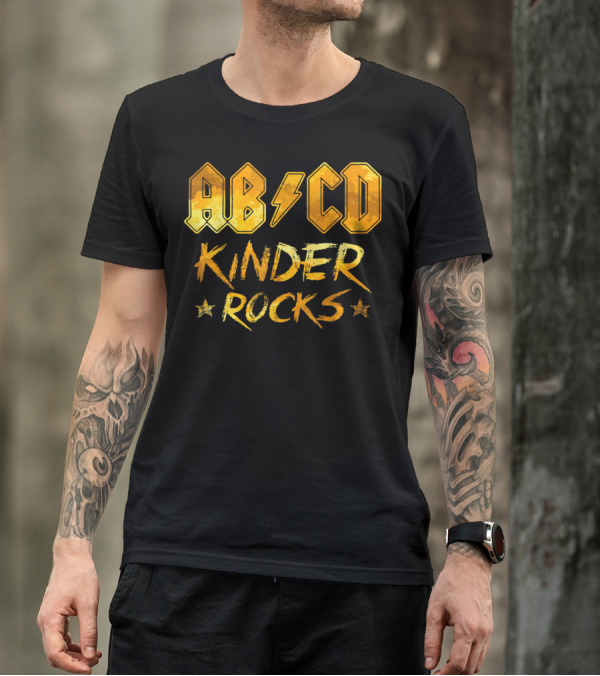 ABCD Kinder Rocks For Teacher Student T-Shirt