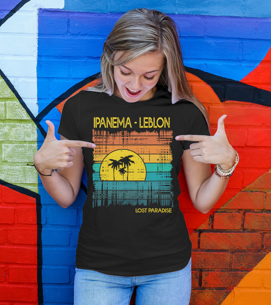 Ipanema Leblon Lost Paradise Sunset Brasil Beach T-Shirt