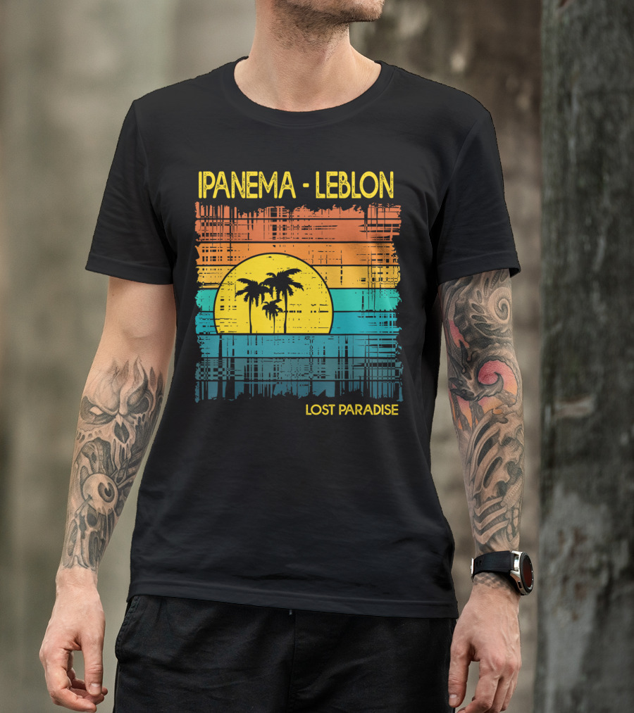 Ipanema Leblon Lost Paradise Sunset Brasil Beach T-Shirt