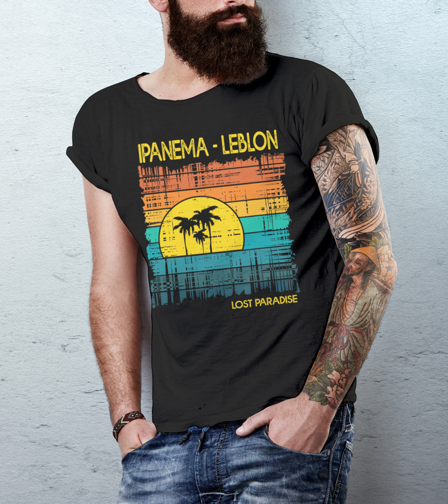 Ipanema Leblon Lost Paradise Sunset Brasil Beach T-Shirt