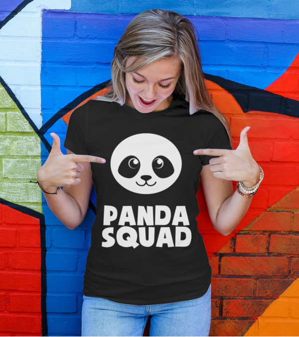 Panda Squad Panda Lover Funny Panda T-Shirt
