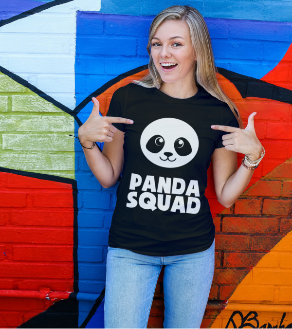 Panda Squad Panda Lover Funny Panda T-Shirt