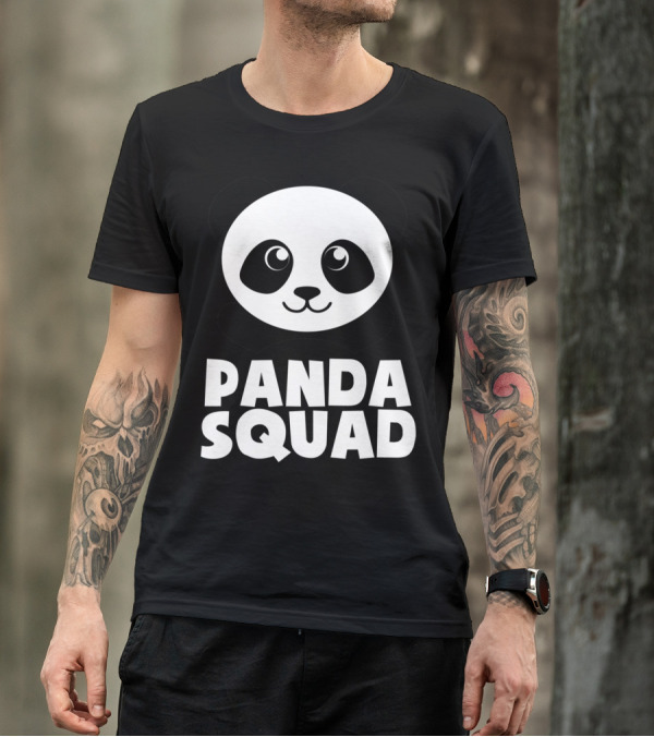 Panda Squad Panda Lover Funny Panda T-Shirt