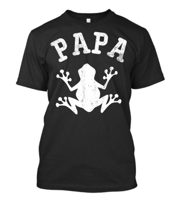 PAPA Frog Vintage Amphibian T-Shirt