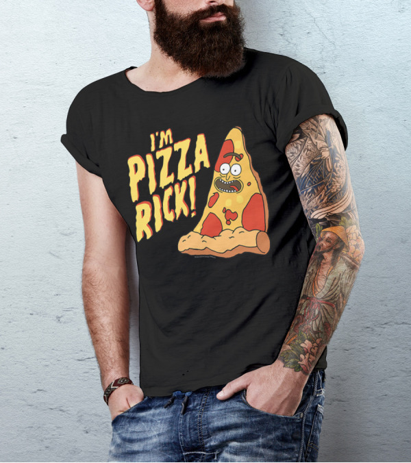 I'm Pizza Rick Rick And Morty Pizza Slice Character T-Shirt
