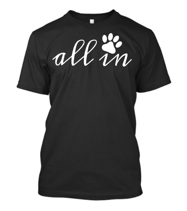 Clemson SC Palmetto State All In Paw Prints T-Shirt