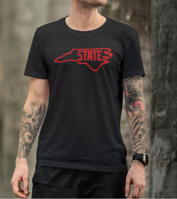 Nc State Outline T-Shirt