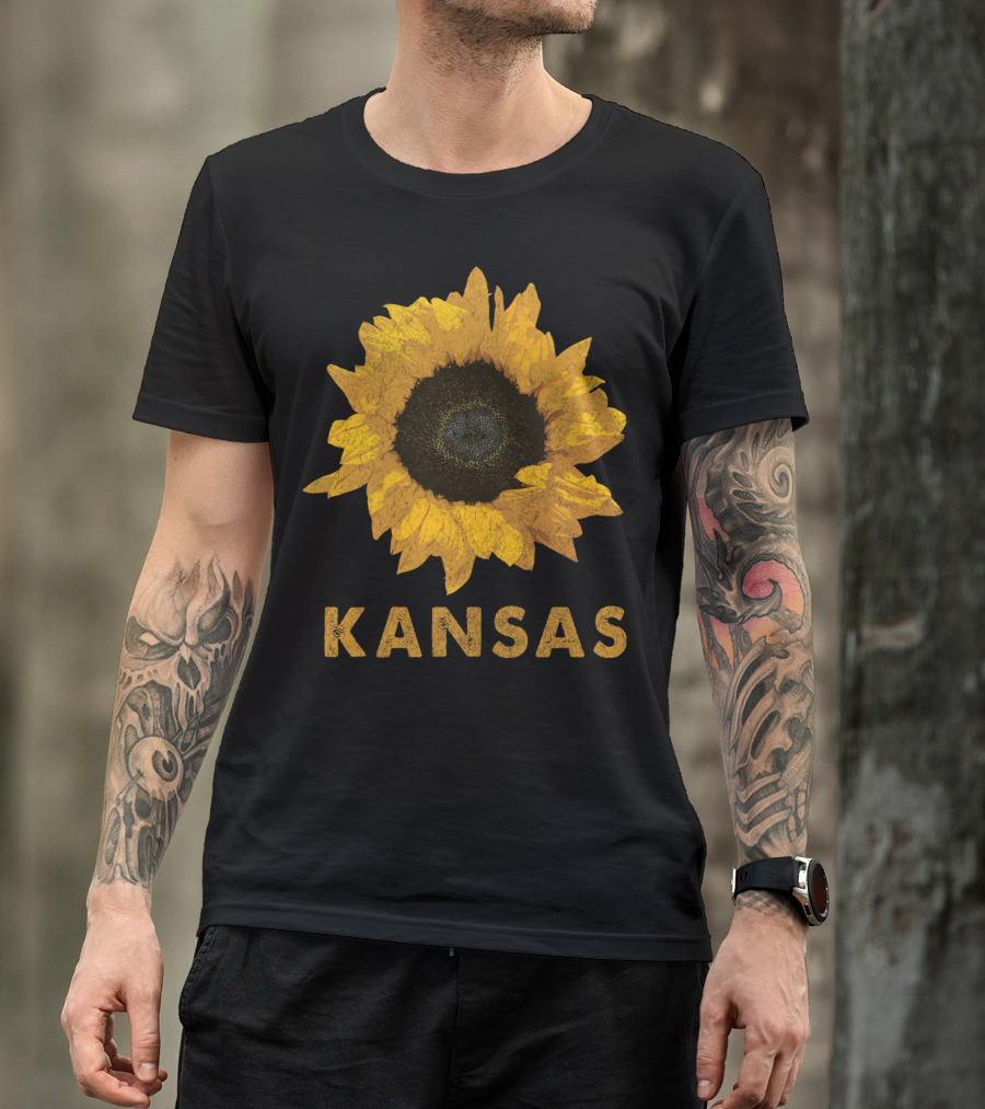 Kansas Sunflower State Flower T-Shirt