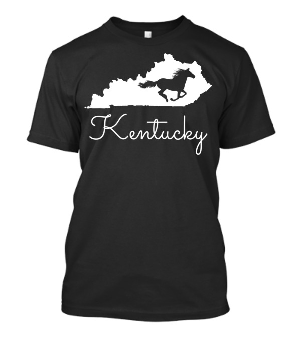 Kentucky Horse Map T-Shirt