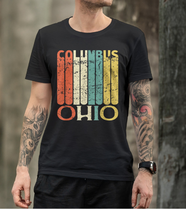 Columbus Ohio Vintage Style Retro T-Shirt