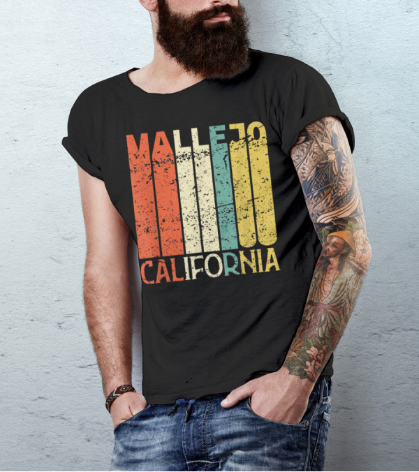 Vallejo California Retro T-Shirt