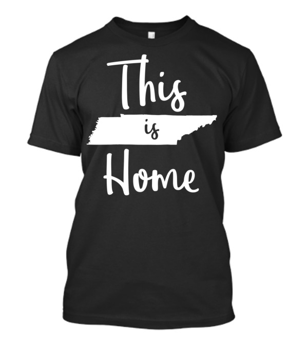 This Is Home Tennessee State Graphic Orange T-Shirt