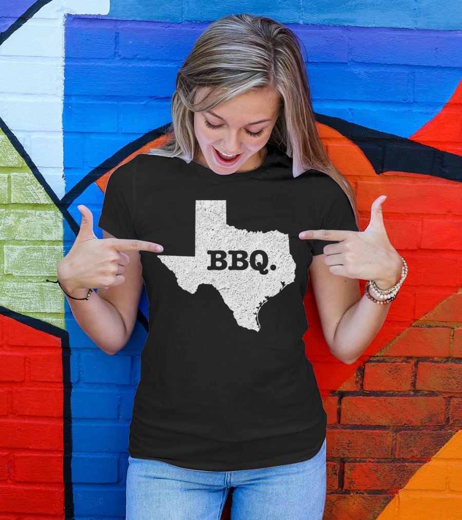 Texas BBQ Home State Love Funny Barbecue Beef BBQ T-Shirt