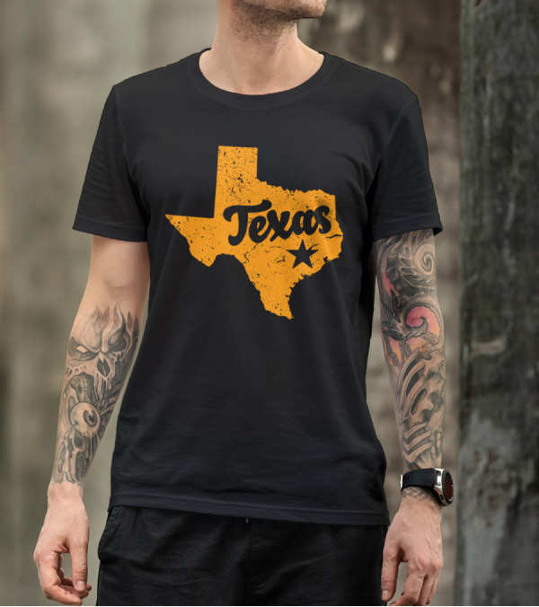 Texas Pride Native Born Lone Star State Texan Longhorn T-Shirt