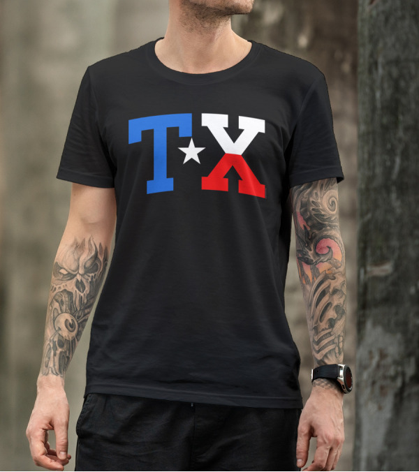 Texas Lone Star Blue White Red TX State Women Men Kids T-Shirt
