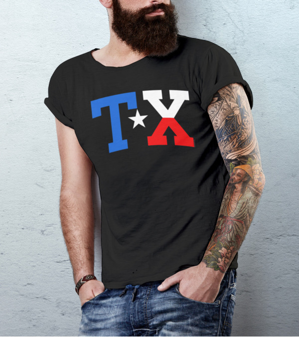 Texas Lone Star Blue White Red TX State Women Men Kids T-Shirt