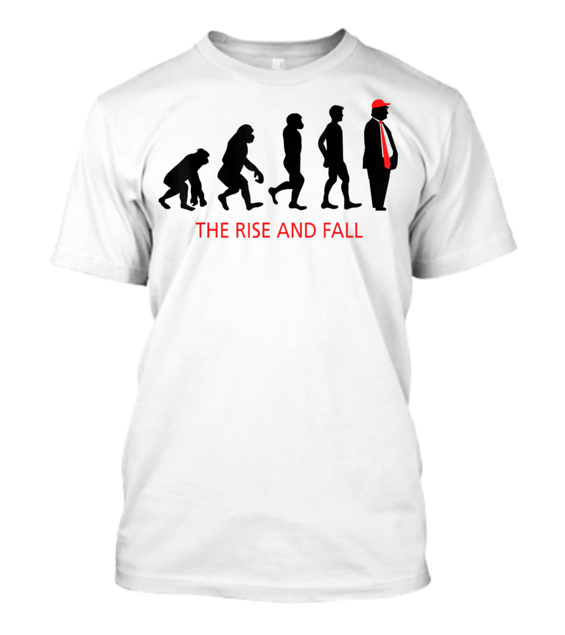 THE RISE AND FALL OF HUMANITY Evolutionary Sequence T-Shirt