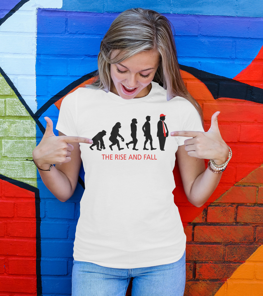 THE RISE AND FALL OF HUMANITY Evolutionary Sequence T-Shirt