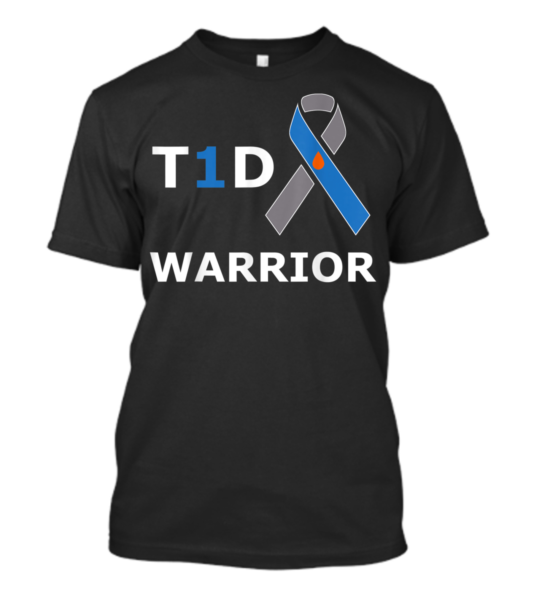 Warrior T1D Type 1 Diabetes Awareness T-Shirt