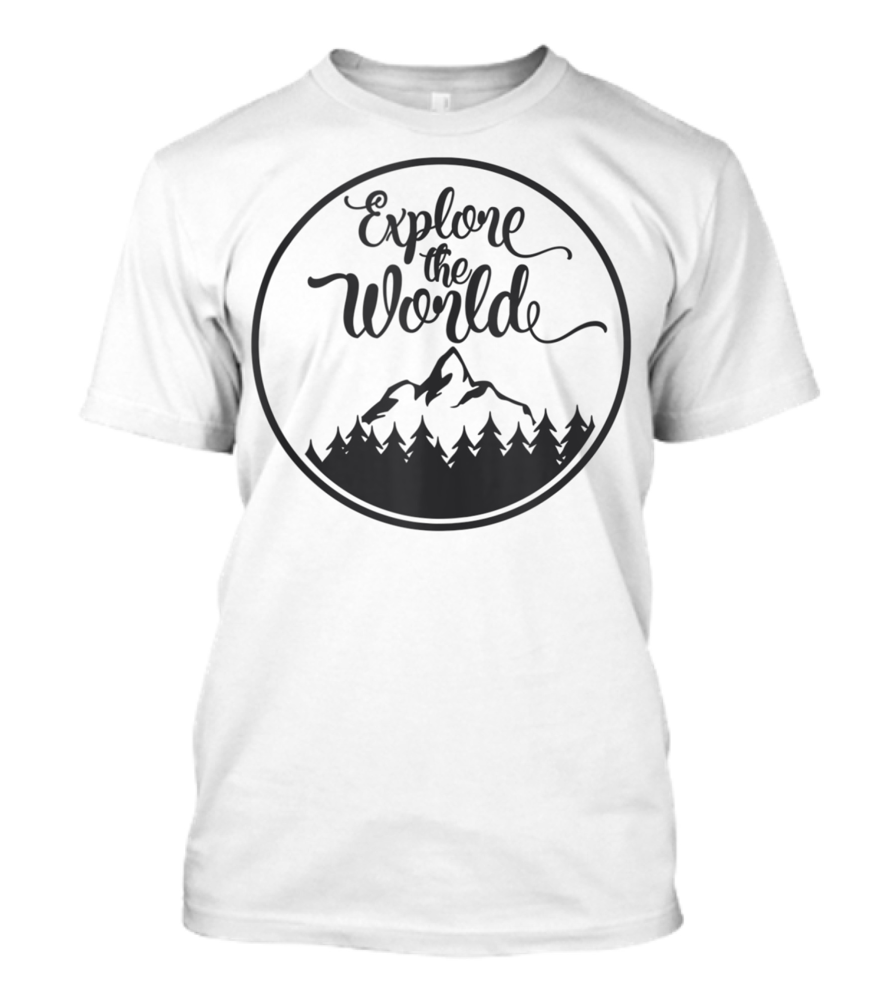 Explore The World Mountain Forest Adventure T-Shirt