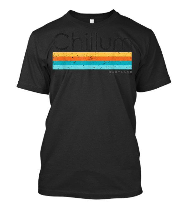 Chillum Maryland Retro Stripes T-Shirt