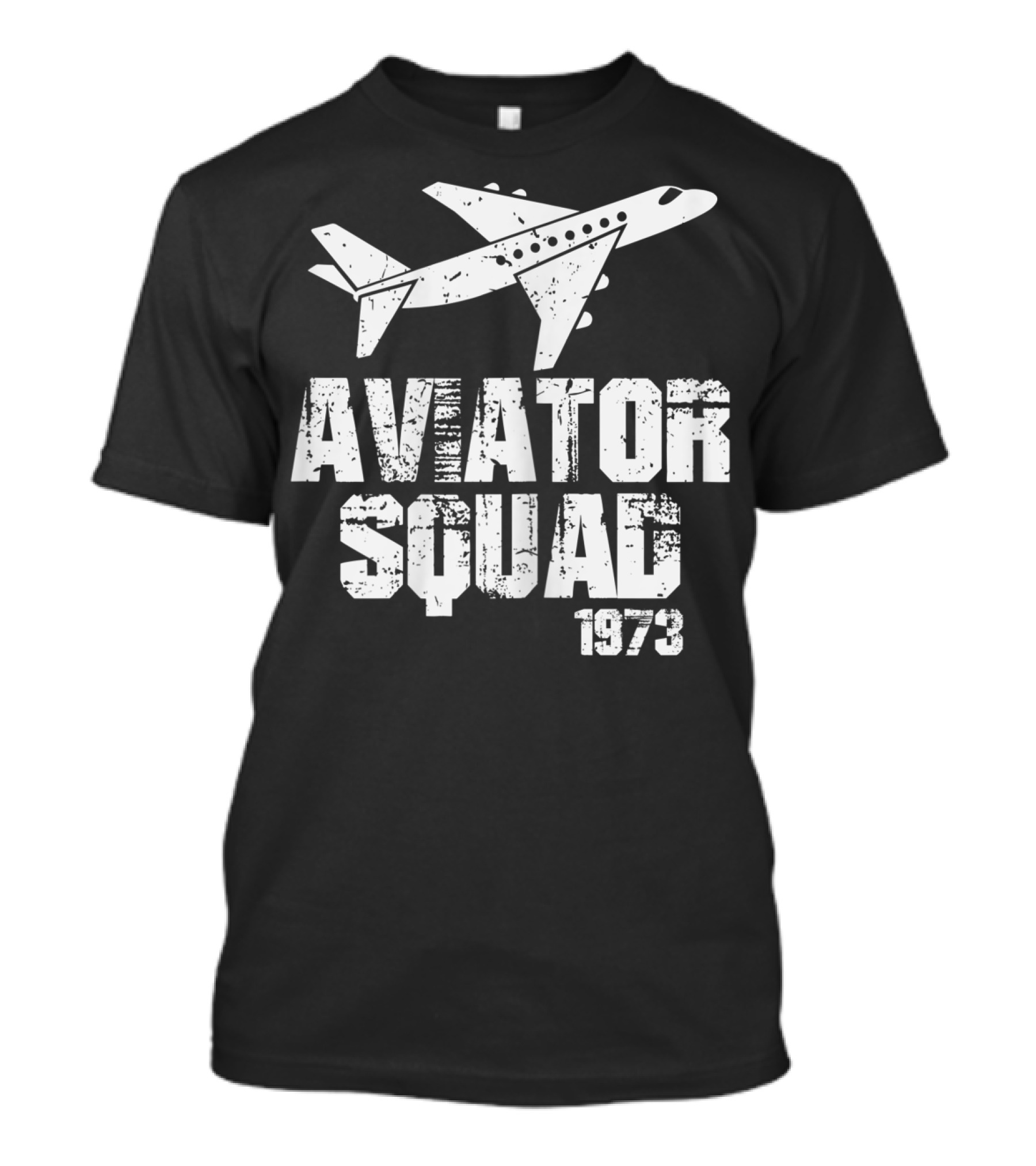 Aviator Squad Airplane 1973 Pilot T-Shirt