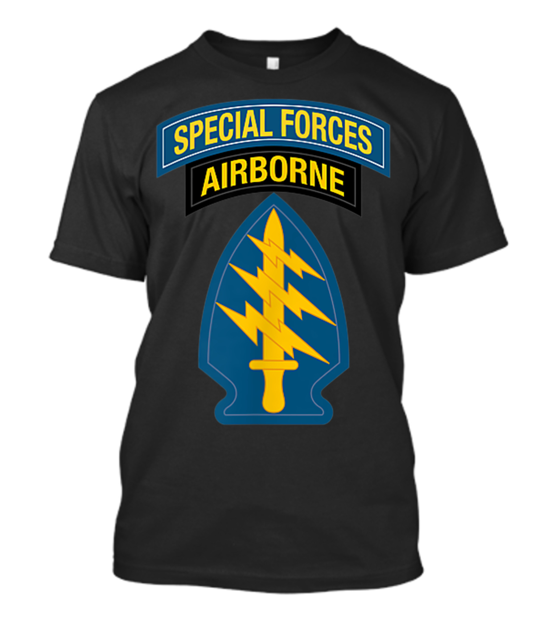 Special Forces Airborne Green Beret Insignia 15X T-Shirt