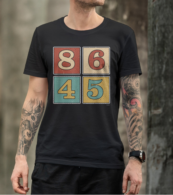 Vintage 86 45 Anti Trump Classic T-Shirt