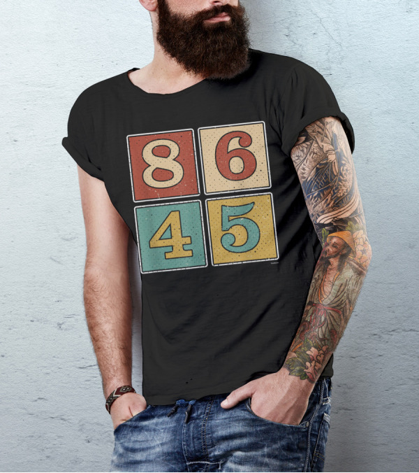 Vintage 86 45 Anti Trump Classic T-Shirt