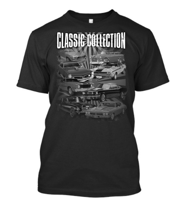 Classic Collection Vintage Muscle Cars Hot Rod T-Shirt
