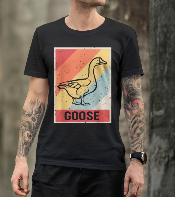Vintage Goose Lover Retro 80th Anniversary T-Shirt