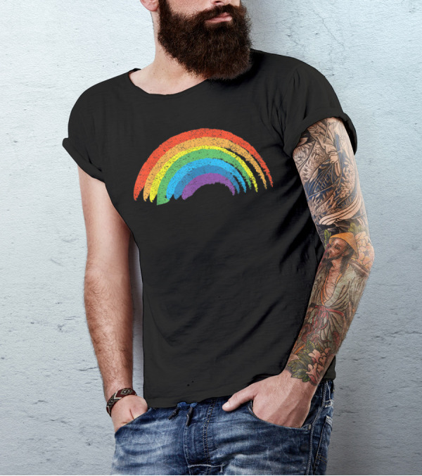 Vintage Rainbow Retro T-Shirt