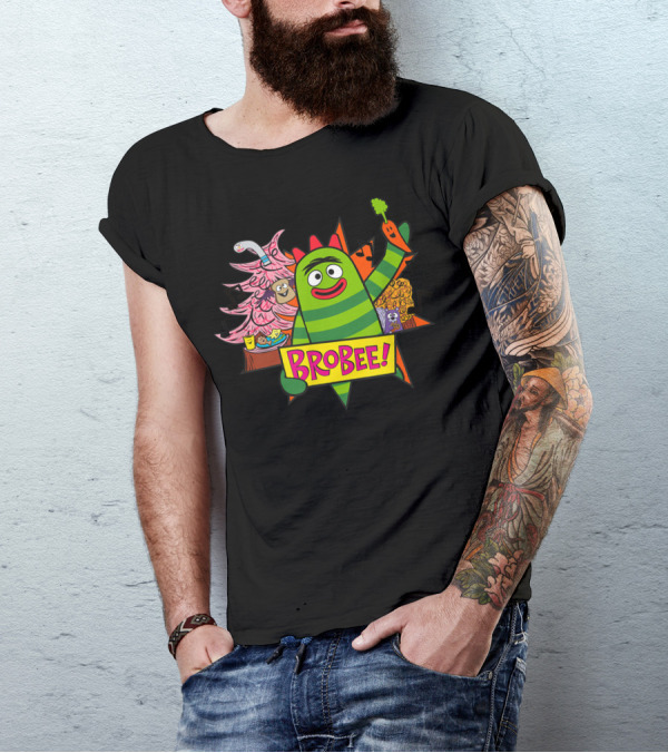 Yo Gabba Gabba Classic Brobee Celebration With Musical Friends T-Shirt