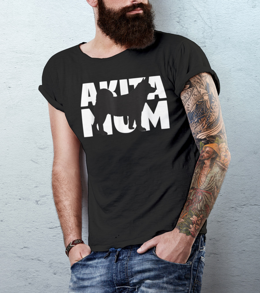 Akita Mom For Dog Mother Akita T-Shirt