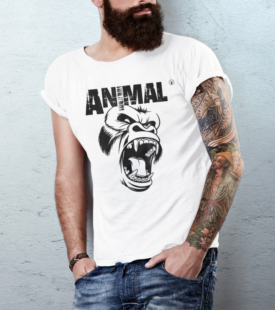 ANIMAL Gym Bodybuilding Fitness Gorilla T-Shirt