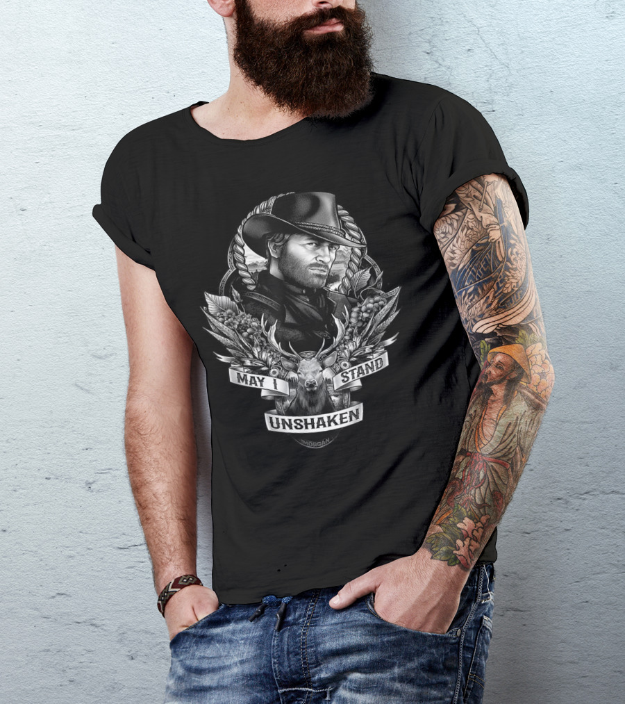 Arthur Morgan May I Stand Unshaken RDR2 T-Shirt