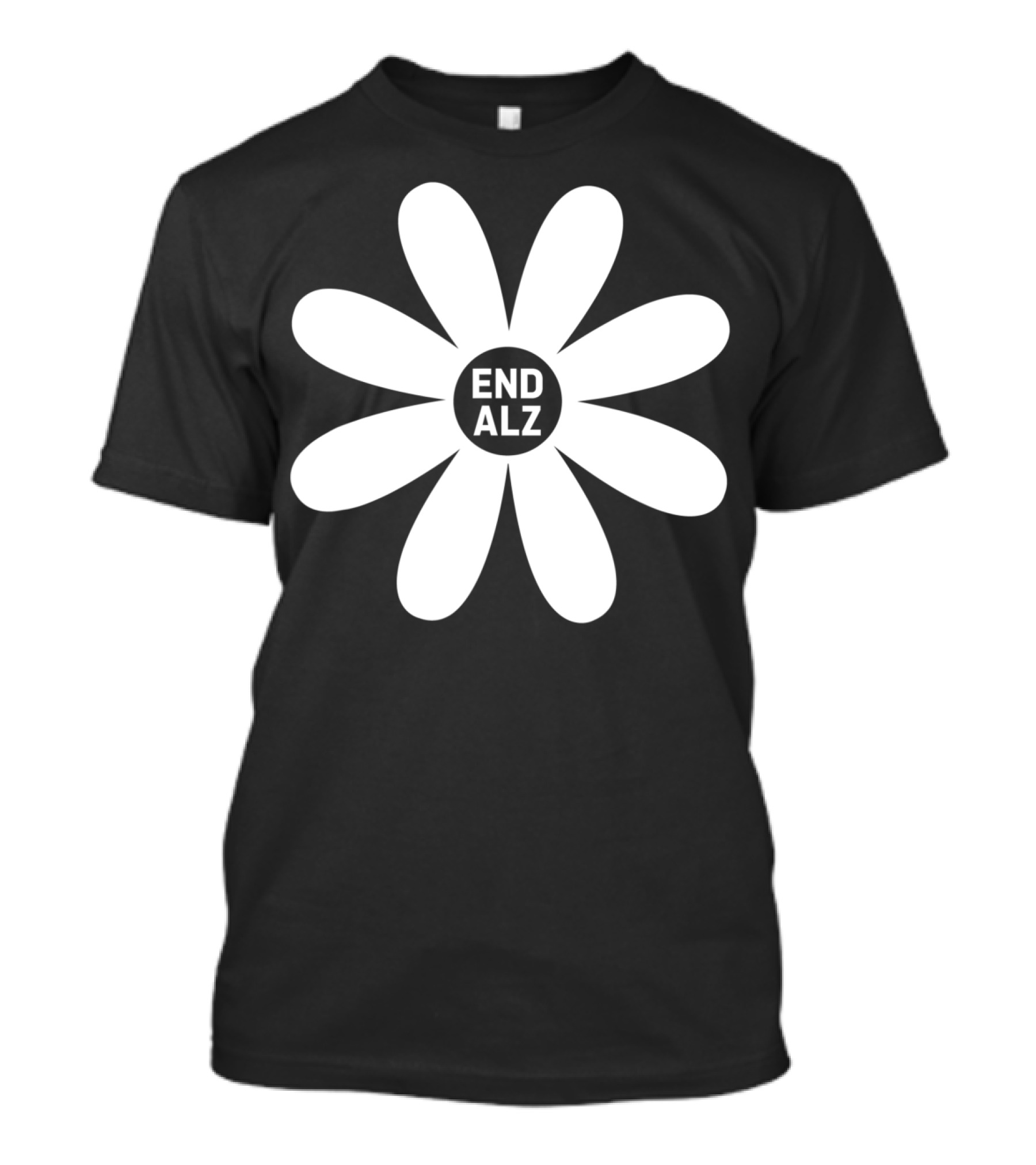 END ALZ Purple Flower Alzheimer's Awareness Products T-Shirt
