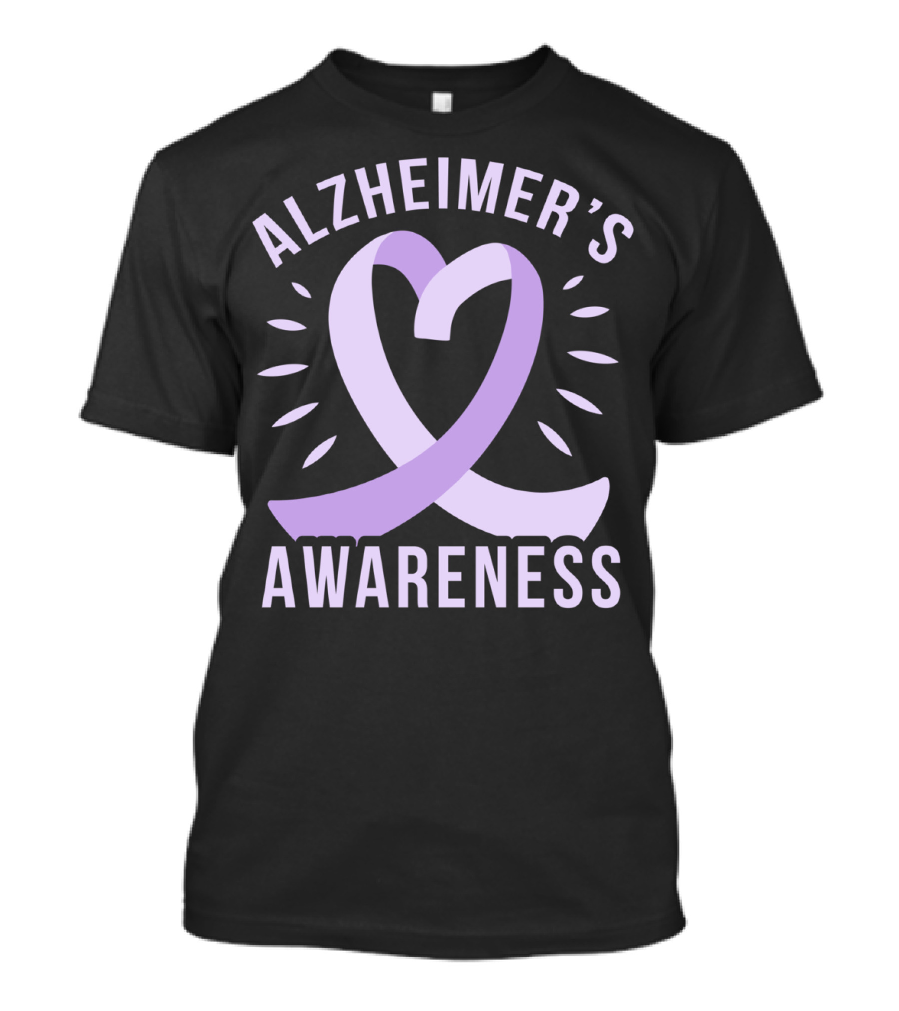 Alzheimer's Awareness Purple Ribbon Alzheimer's Awareness T-Shirt